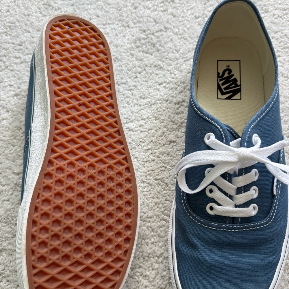 Vans Men's Teal Canvas Sneakers
